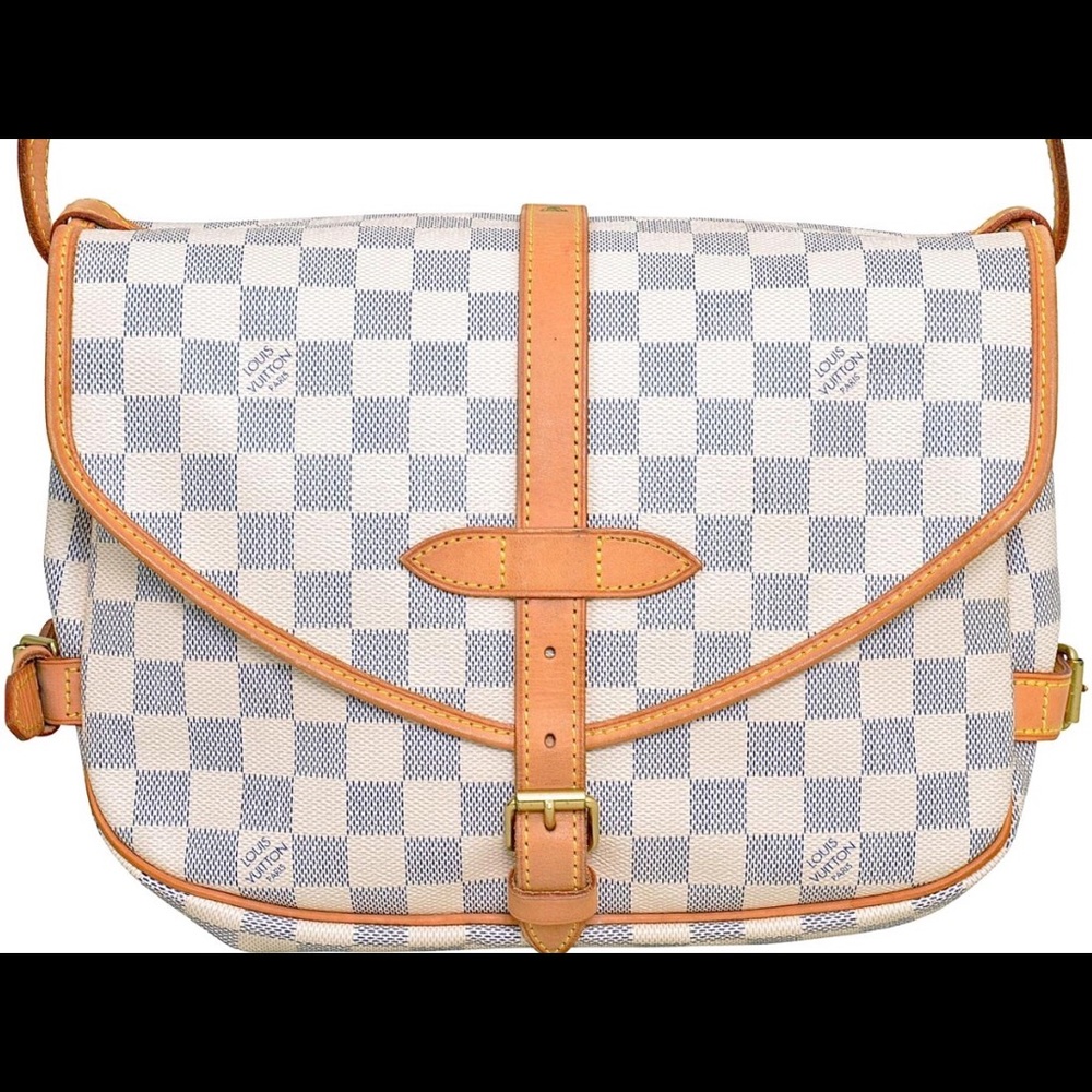 Louis Vuitton Damier Azur Saumur